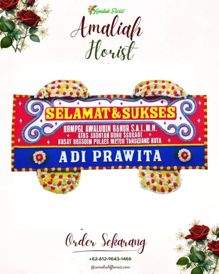 Papan Bunga Ucapan Selamat Krendetan